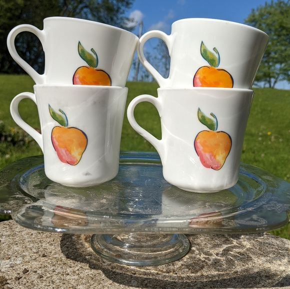 Corning Fruit themed coffee Cups - Picture 7 of 13